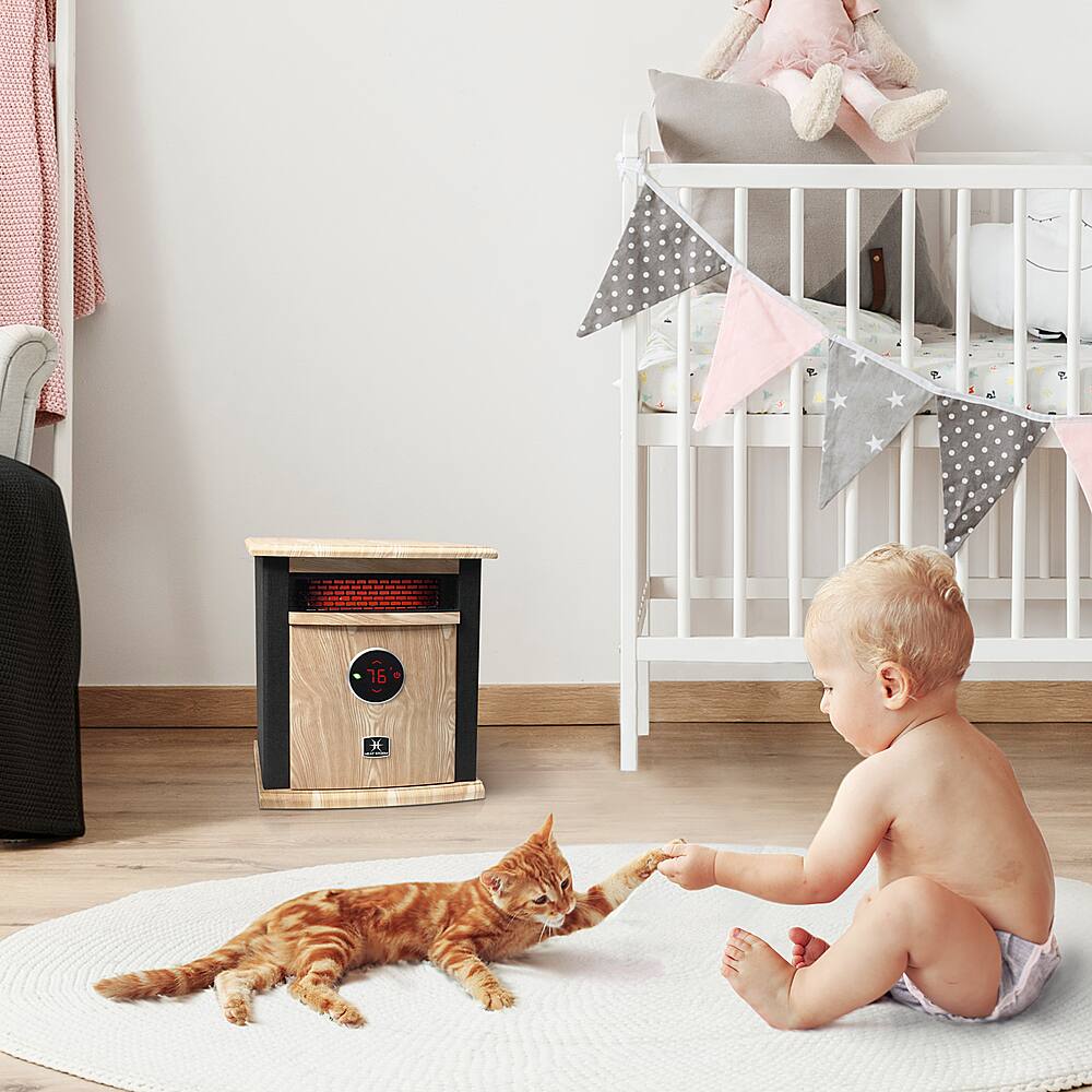 Heat Storm - 1500 Watt Infrared Cabinet Space Heater - BLACK - Image 7