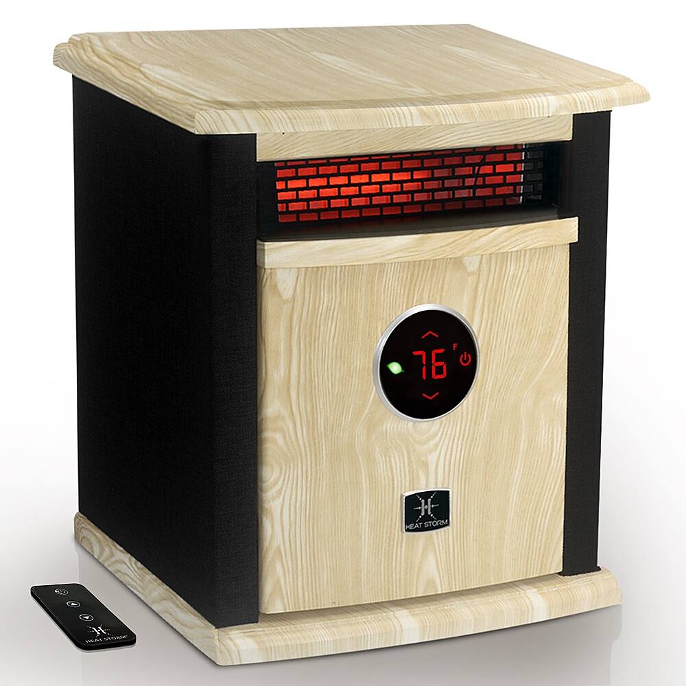 Heat Storm - 1500 Watt Infrared Cabinet Space Heater - BLACK - Image 2