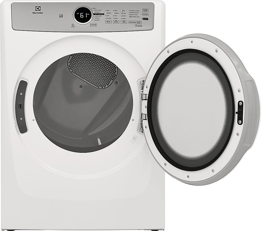 Electrolux - 8.0 Cu. Ft. Stackable Electric Dryer - White - Image 6