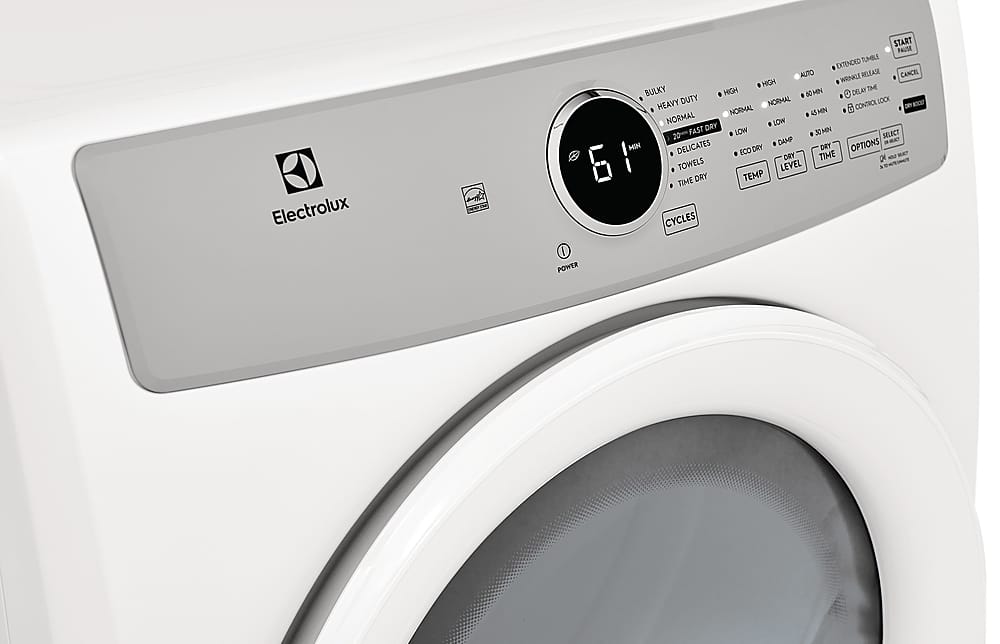 Electrolux - 8.0 Cu. Ft. Stackable Electric Dryer - White - Image 17