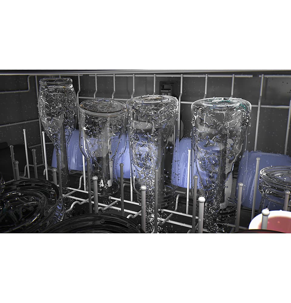 GE - 24" Top Control Built-In Plastic Tub Dishwasher with 3rd Rack, Dry Boost and 50 dBA - White - Image 17