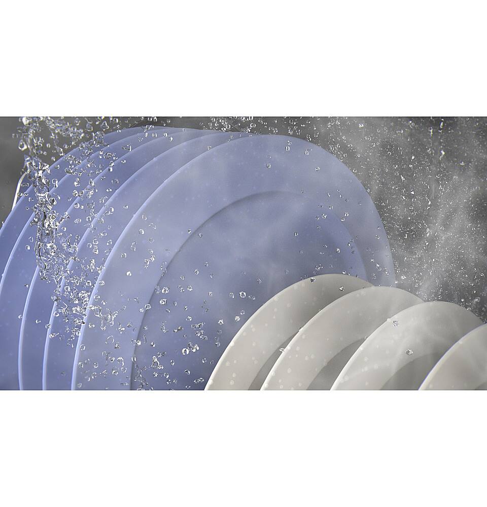 GE - 24" Top Control Built-In Plastic Tub Dishwasher with 3rd Rack, Dry Boost and 50 dBA - White - Image 18