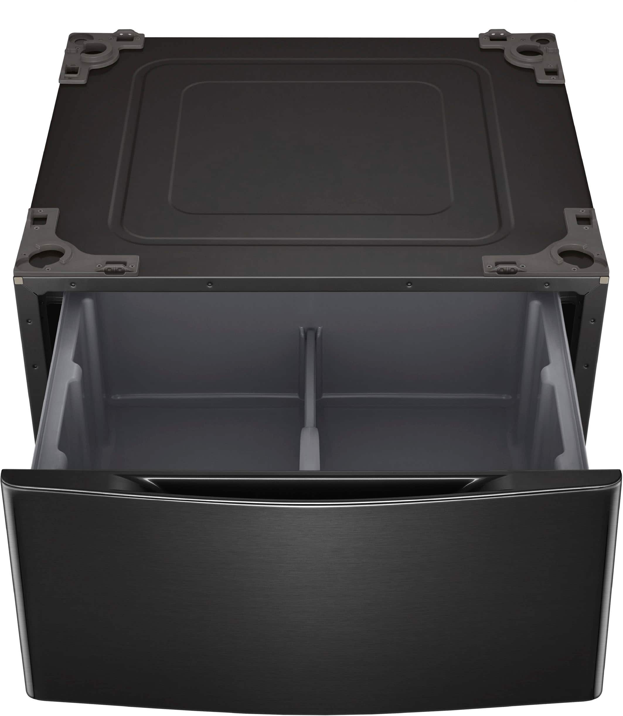 LG - 29" Laundry Pedestal With Storage Drawer - Black Steel - Image 6