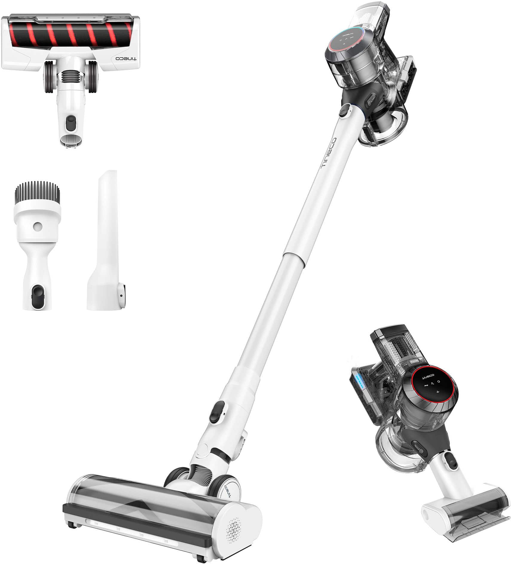 Tineco - Pure One S11 Dual - Cordless Stick Vacuum with iLoop Smart Sensor Technology - Gray - Image 2