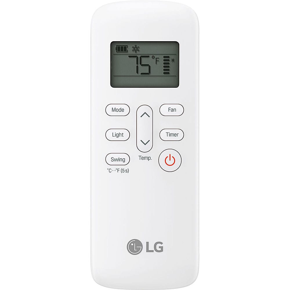 LG - 400 Sq. Ft. Smart Portable Air Conditioner - Black - Image 9