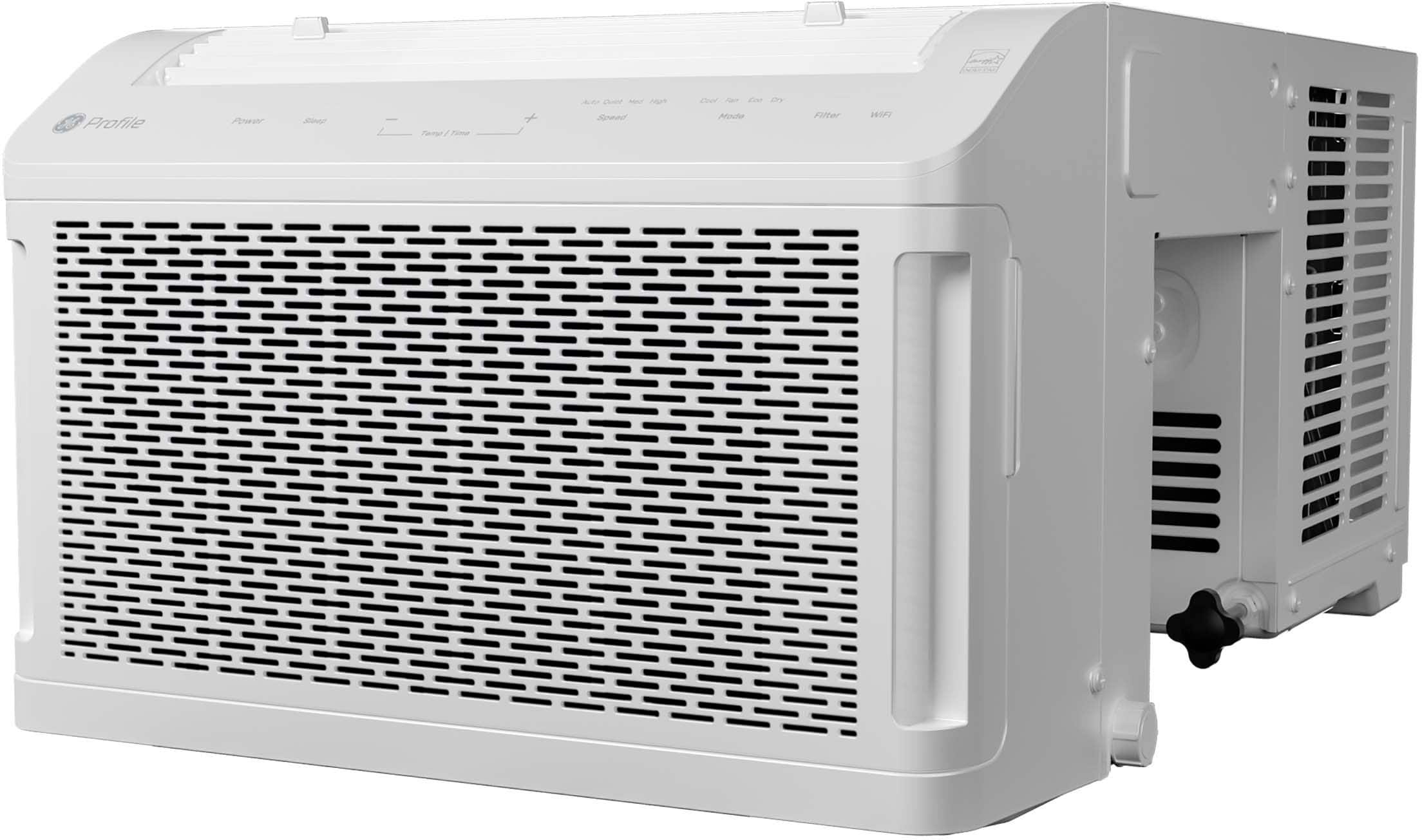GE Profile - ClearView 250 Sq. Ft. 6,100 BTU Smart Ultra Quiet Window Air Conditioner - White - Image 14