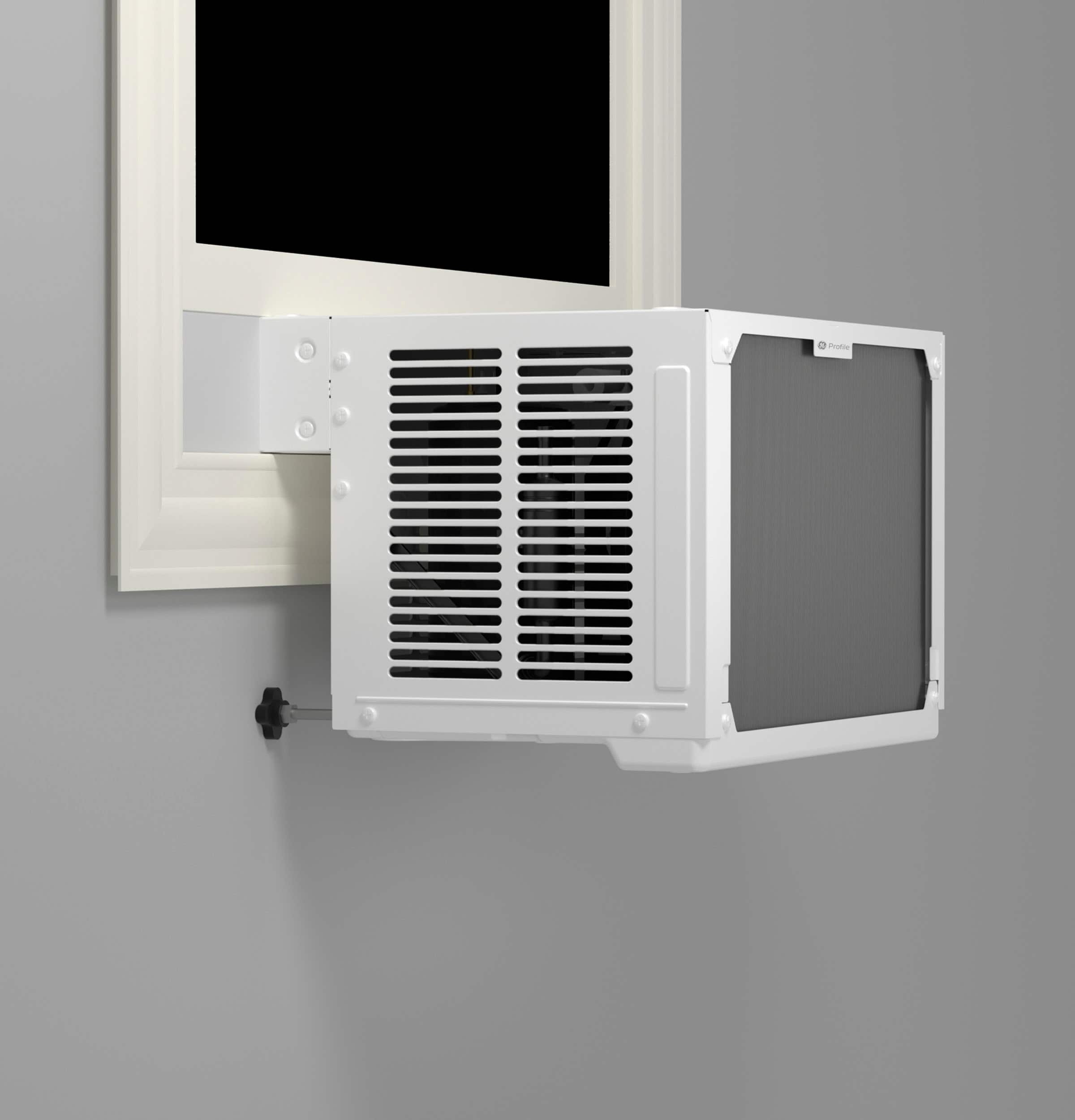 GE Profile - ClearView 250 Sq. Ft. 6,100 BTU Smart Ultra Quiet Window Air Conditioner - White - Image 15