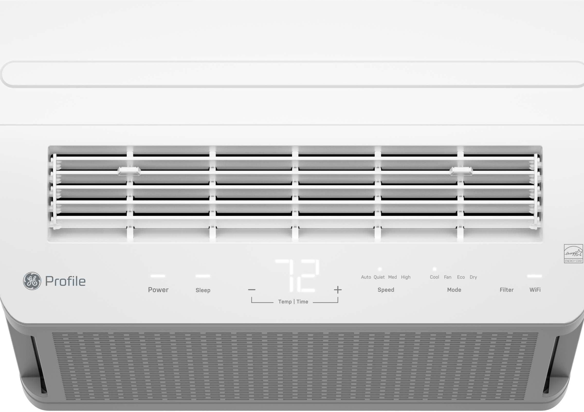 GE Profile - ClearView 250 Sq. Ft. 6,100 BTU Smart Ultra Quiet Window Air Conditioner - White - Image 18
