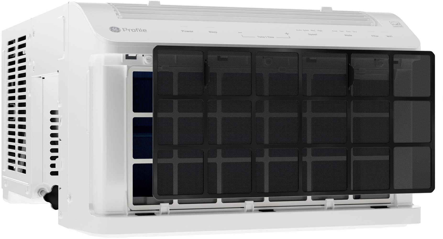 GE Profile - ClearView 250 Sq. Ft. 6,100 BTU Smart Ultra Quiet Window Air Conditioner - White - Image 22