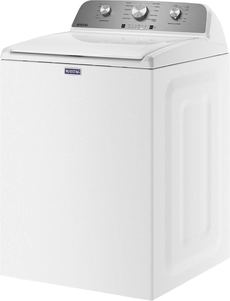 Maytag - 4.5 Cu. Ft. High Efficiency Top Load Washer with Deep Fill - White - Image 3