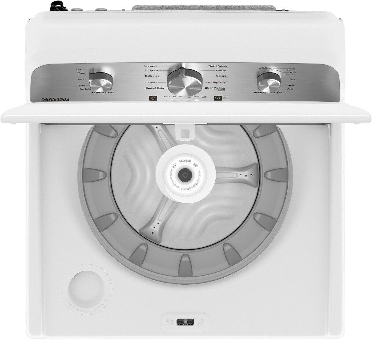 Maytag - 4.5 Cu. Ft. High Efficiency Top Load Washer with Deep Fill - White - Image 6