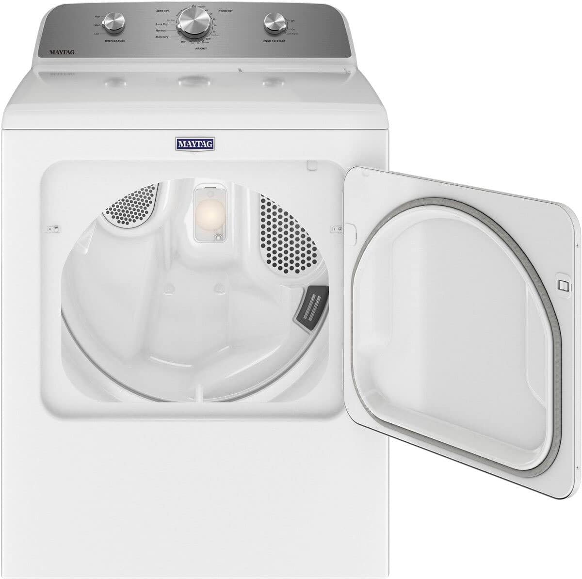Maytag - 7.0 Cu. Ft. Electric Dryer with Wrinkle Prevent - White - Image 9