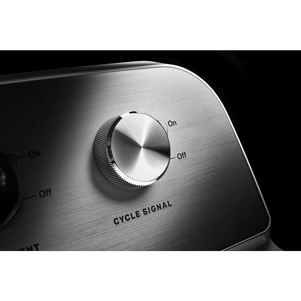 Maytag - 7.0 Cu. Ft. Electric Dryer with Steam Enhanced Cycles - White - Image 3