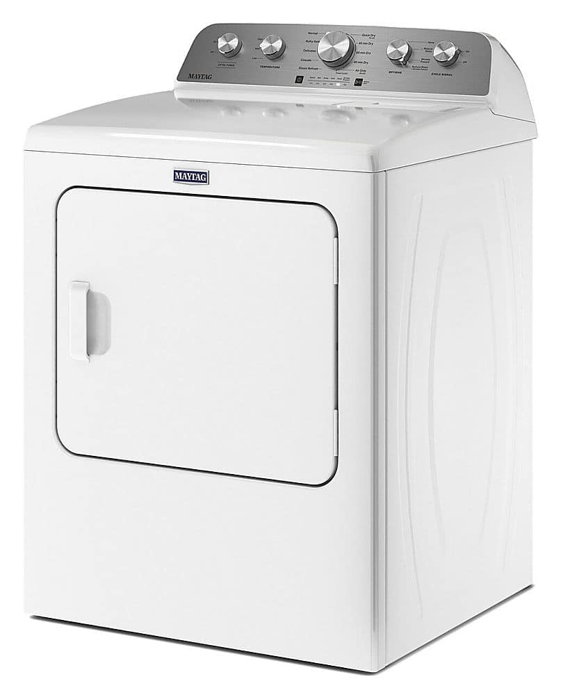 Maytag - 7.0 Cu. Ft. Electric Dryer with Steam Enhanced Cycles - White - Image 13