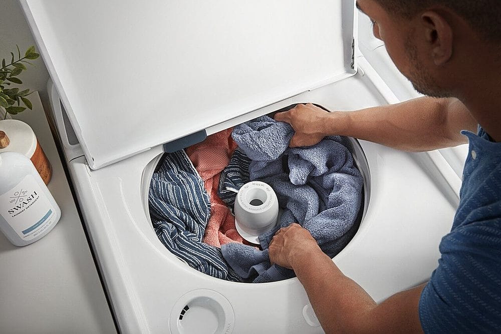 Maytag - 4.5 Cu. Ft. High Efficiency Top Load Washer with Extra Power Button - White - Image 17