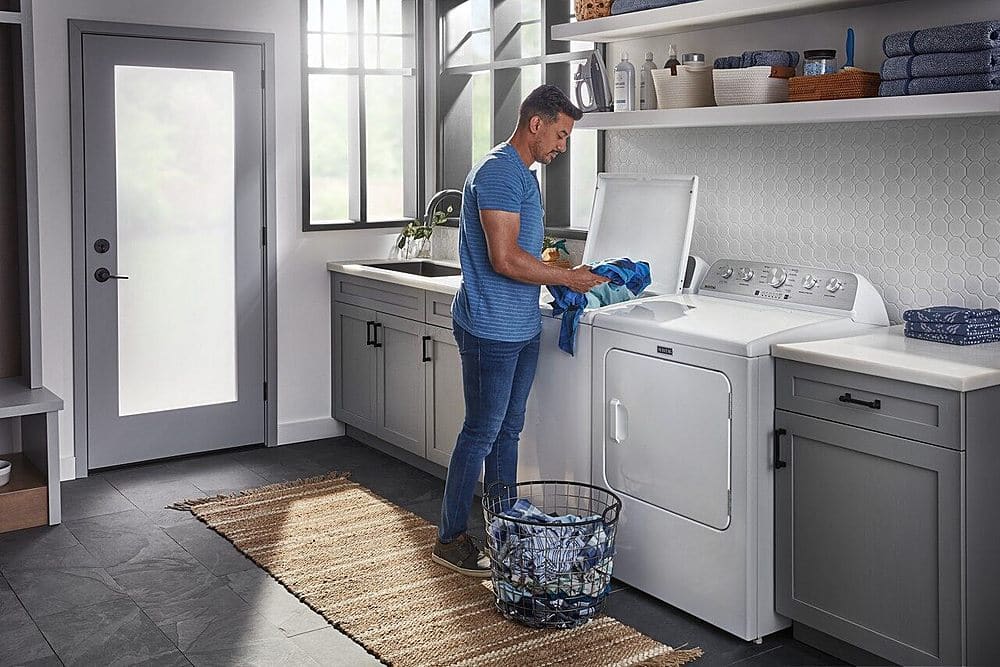 Maytag - 4.5 Cu. Ft. High Efficiency Top Load Washer with Extra Power Button - White - Image 14