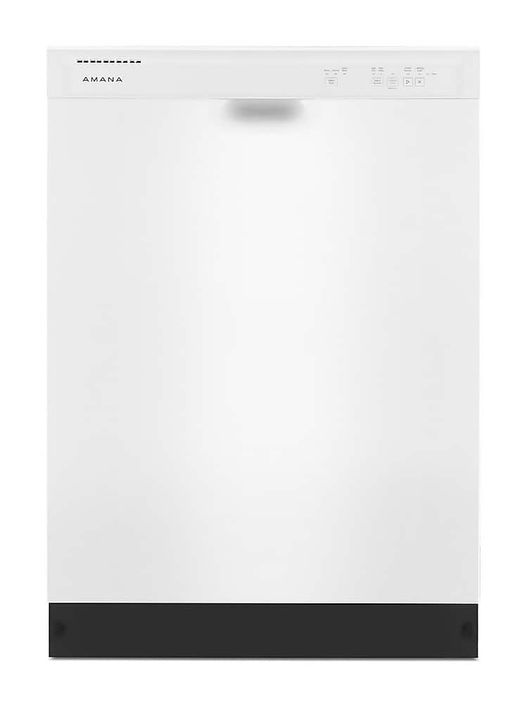 Amana - 24" Front Control Built-In Dishwasher with Triple Filter Wash and 59 dBA - White
