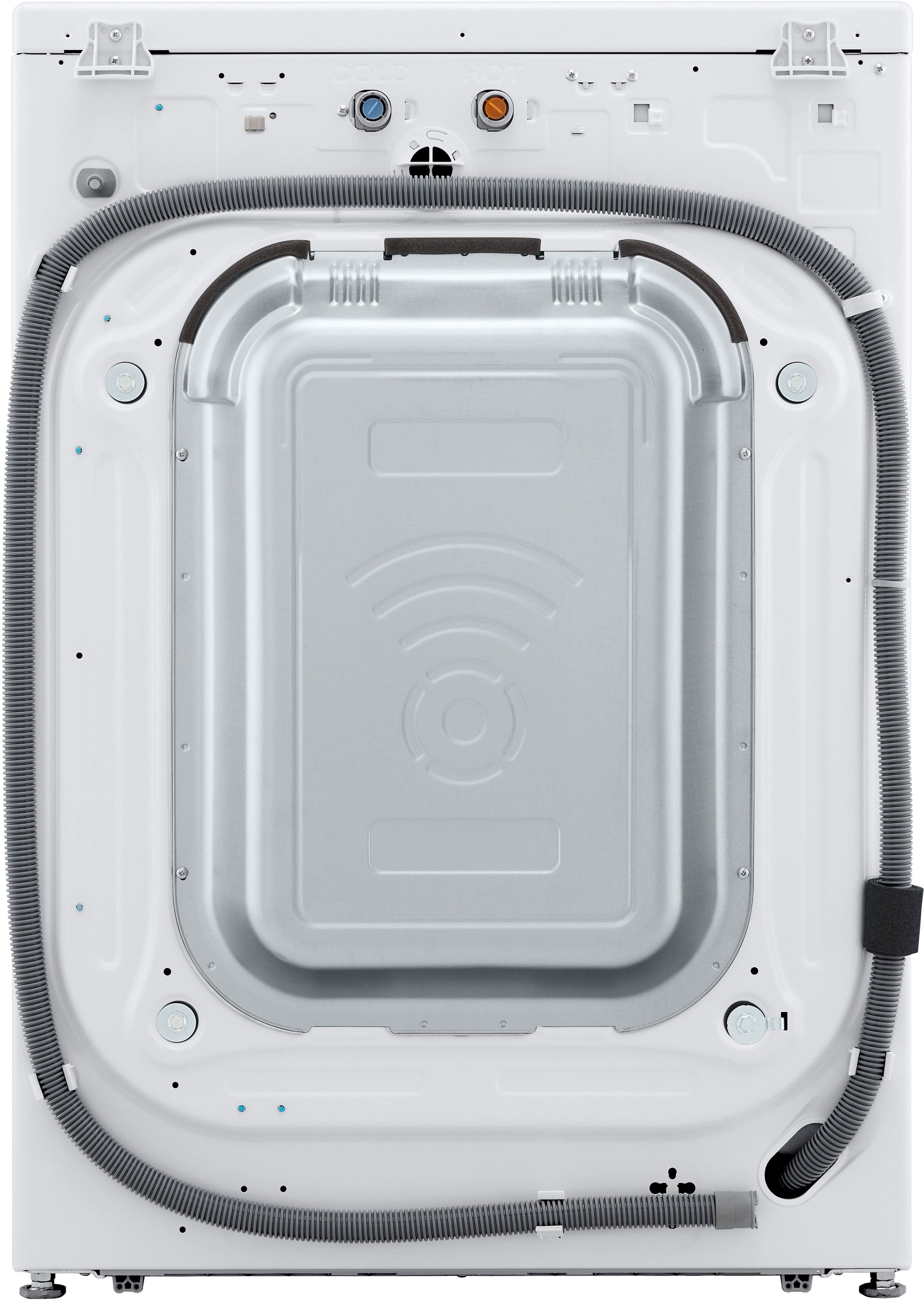 LG - 5.0 Cu. Ft. High-Efficiency Stackable Front Load Washer with 6Motion Technology - White - Image 12