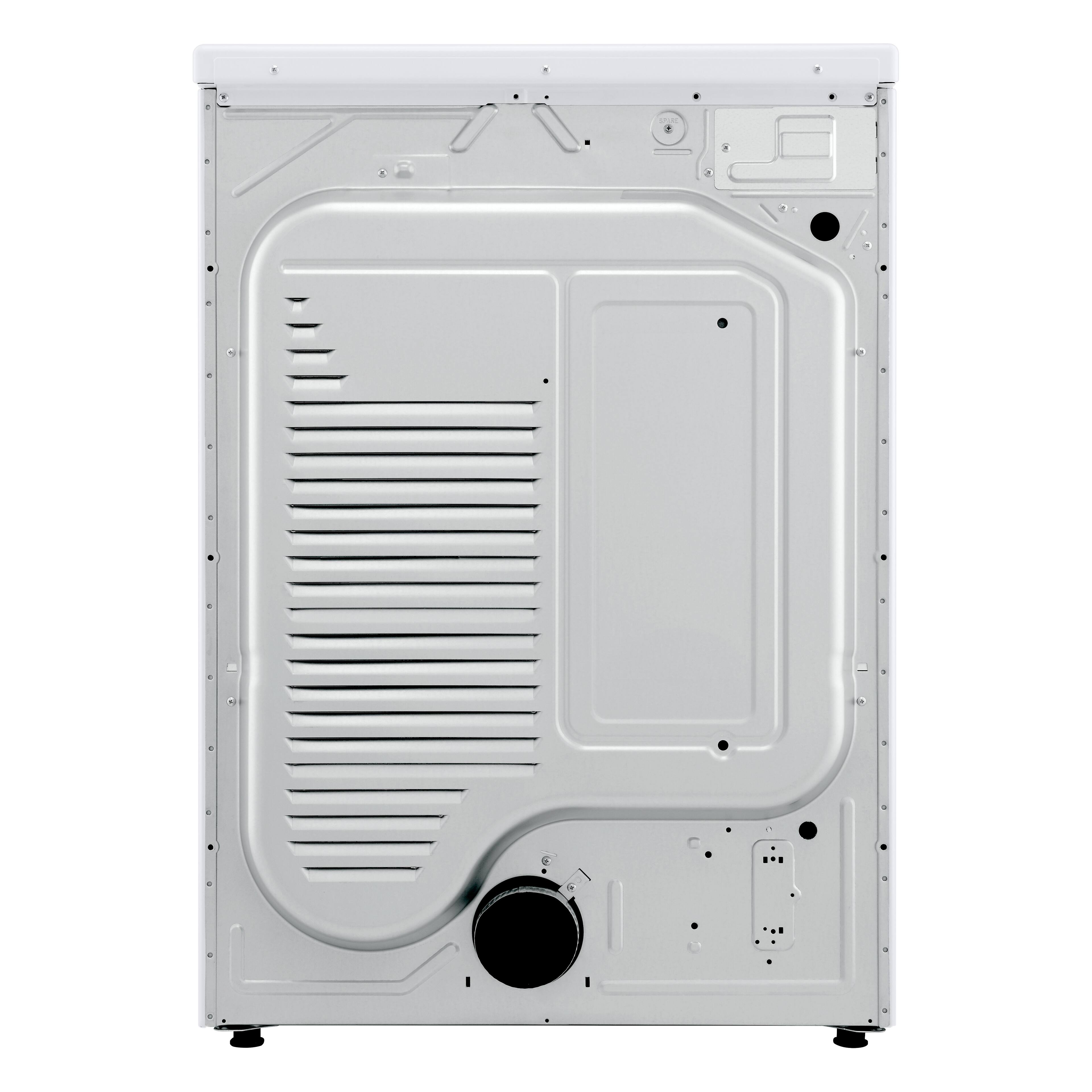 LG - 7.4 Cu. Ft. Stackable Electric Dryer with Wrinkle Care - White - Image 12
