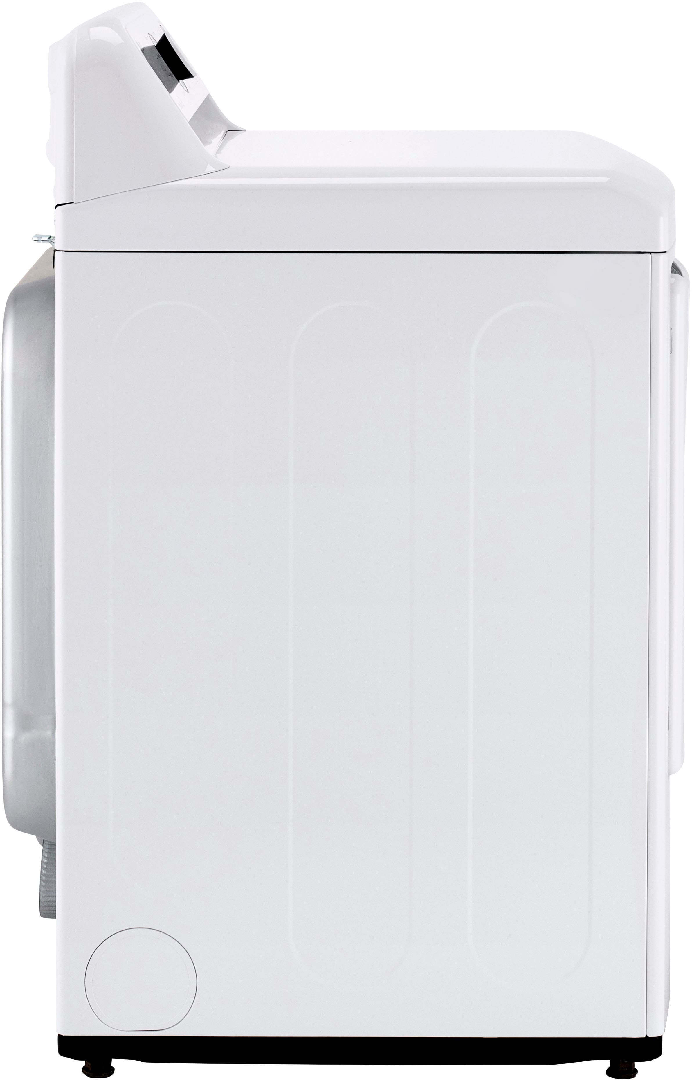 LG - 7.3 Cu. Ft. Electric Dryer with Sensor Dry - White - Image 10