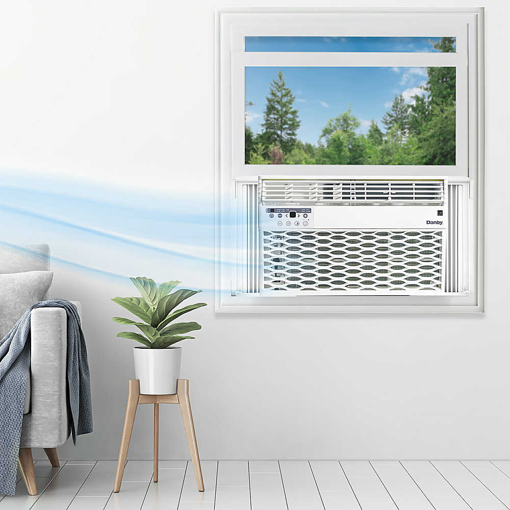 Danby - DAC060EB6WDB 250 Sq. Ft. 6,000 BTU Window Air Conditioner - White - Image 7
