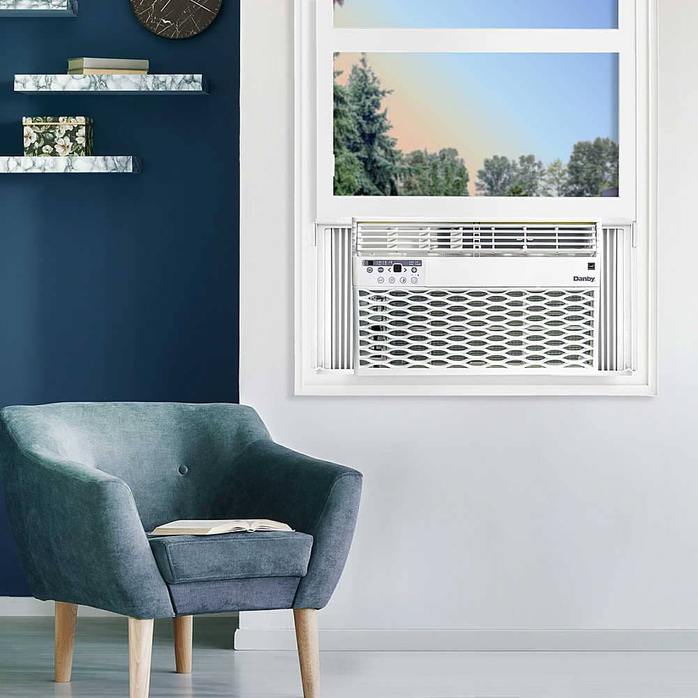 Danby - DAC060EB6WDB 250 Sq. Ft. 6,000 BTU Window Air Conditioner - White - Image 8