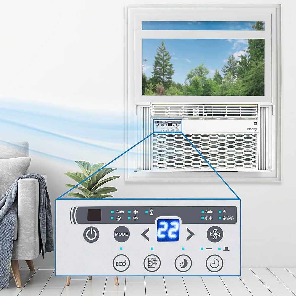 Danby - DAC060EB6WDB 250 Sq. Ft. 6,000 BTU Window Air Conditioner - White - Image 10