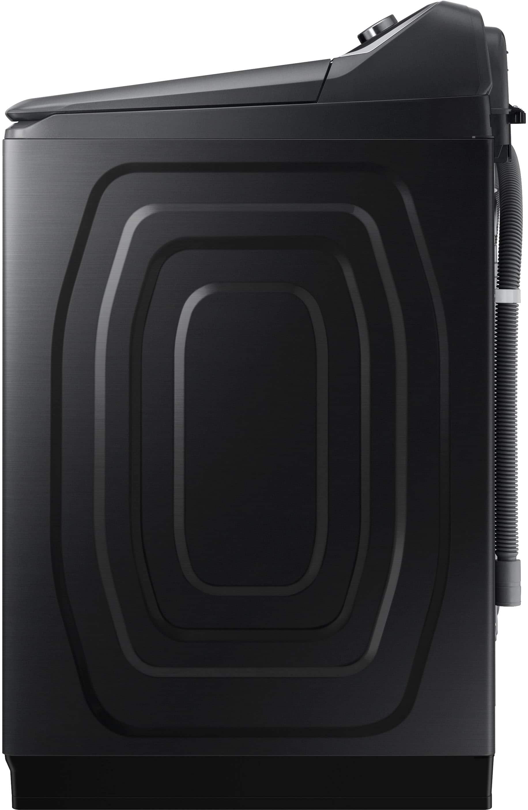 Samsung - 5.5 Cu. Ft. High-Efficiency Smart Top Load Washer with Super Speed Wash - Brushed Black - Image 6