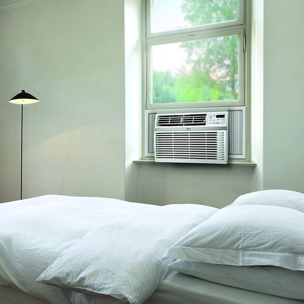 LG - 8,000 BTU Window Air Conditioner with Wifi Controls - White - Image 4
