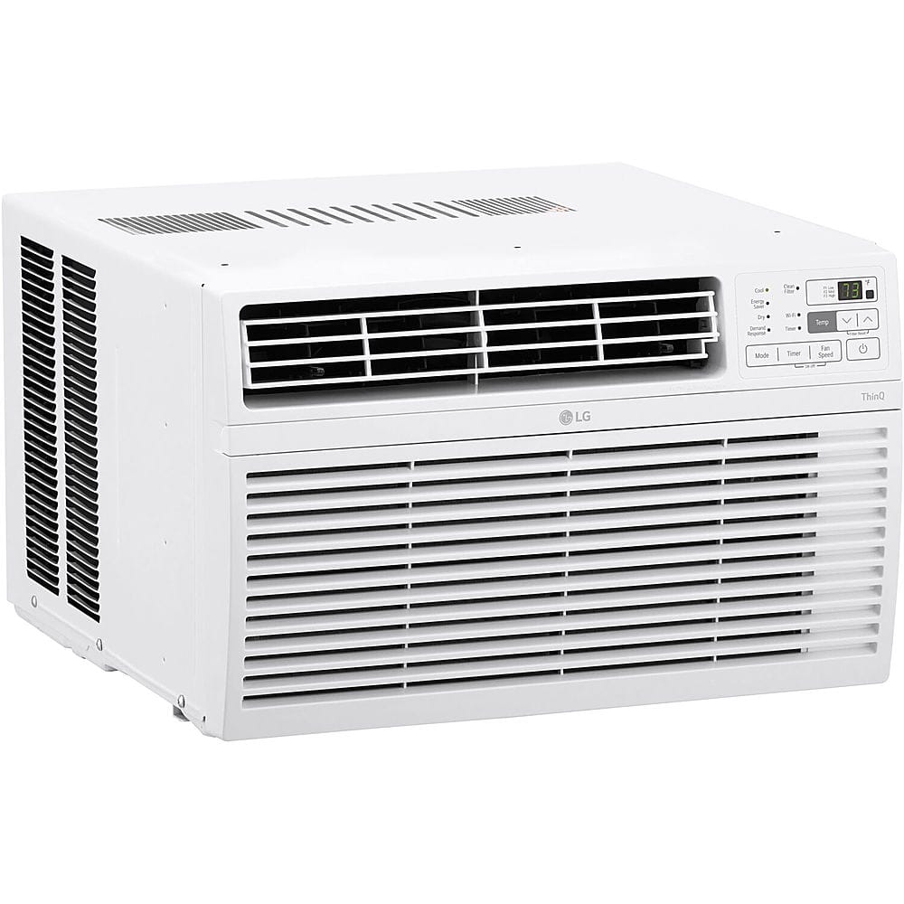 LG - 8,000 BTU Window Air Conditioner with Wifi Controls - White - Image 6