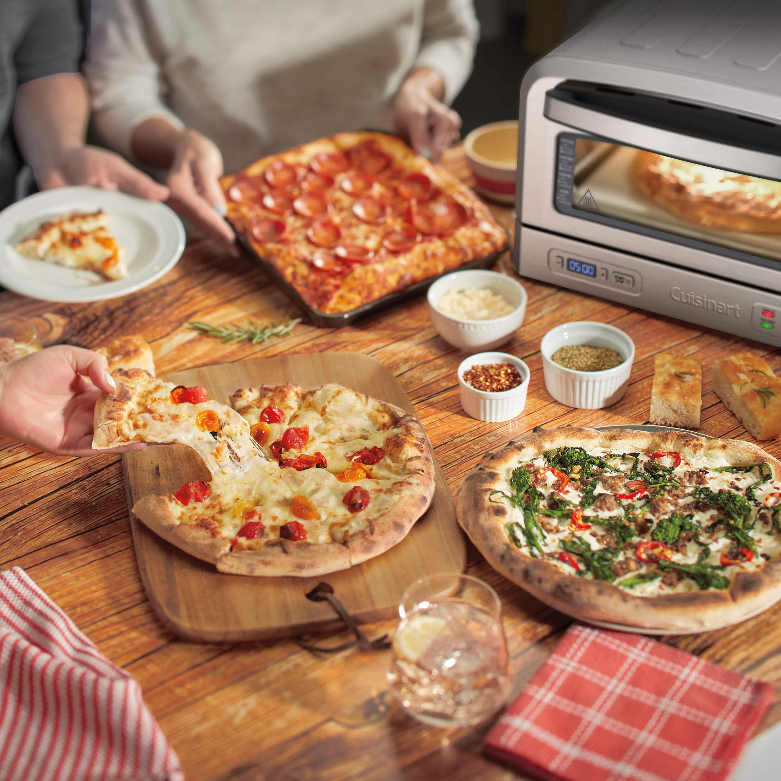 Cuisinart - Indoor Pizza Oven - Silver - Image 7