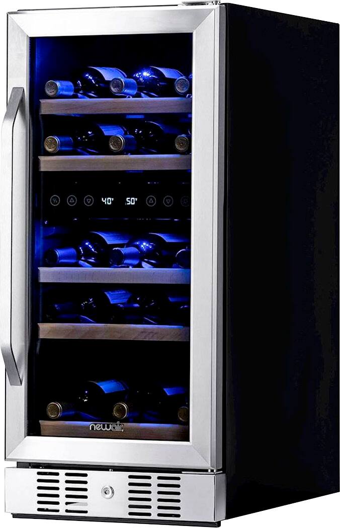 NewAir - Refurbished 29-Bottle Wine Cooler - Stainless Steel - Image 2