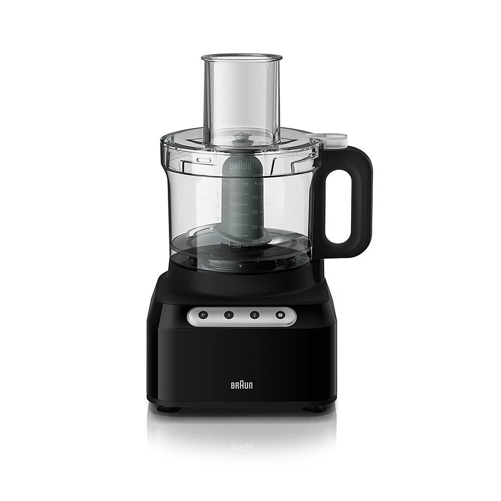 Braun - 8 Cup Food Processor - Black - Image 2