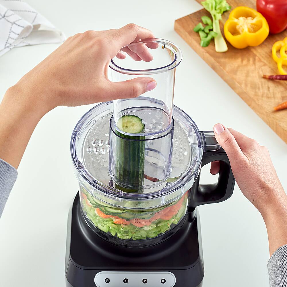 Braun - 8 Cup Food Processor - Black - Image 6