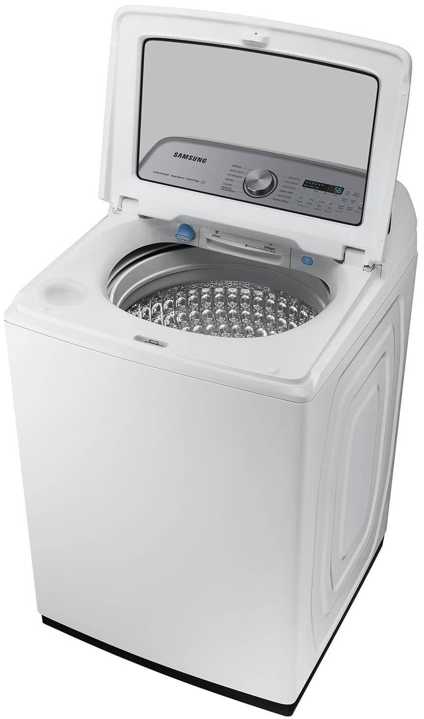 Samsung - 5.2 Cu. Ft. High-Efficiency Smart Top Load Washer with Super Speed Wash - White - Image 6