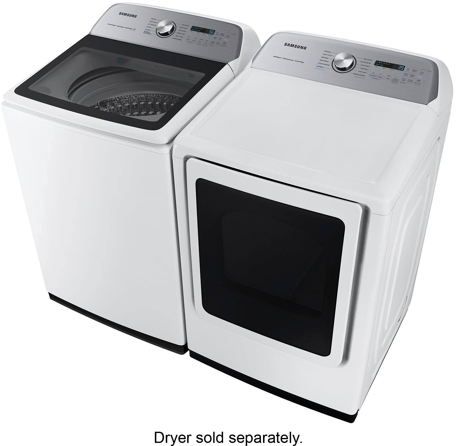 Samsung - 5.2 Cu. Ft. High-Efficiency Smart Top Load Washer with Super Speed Wash - White - Image 15