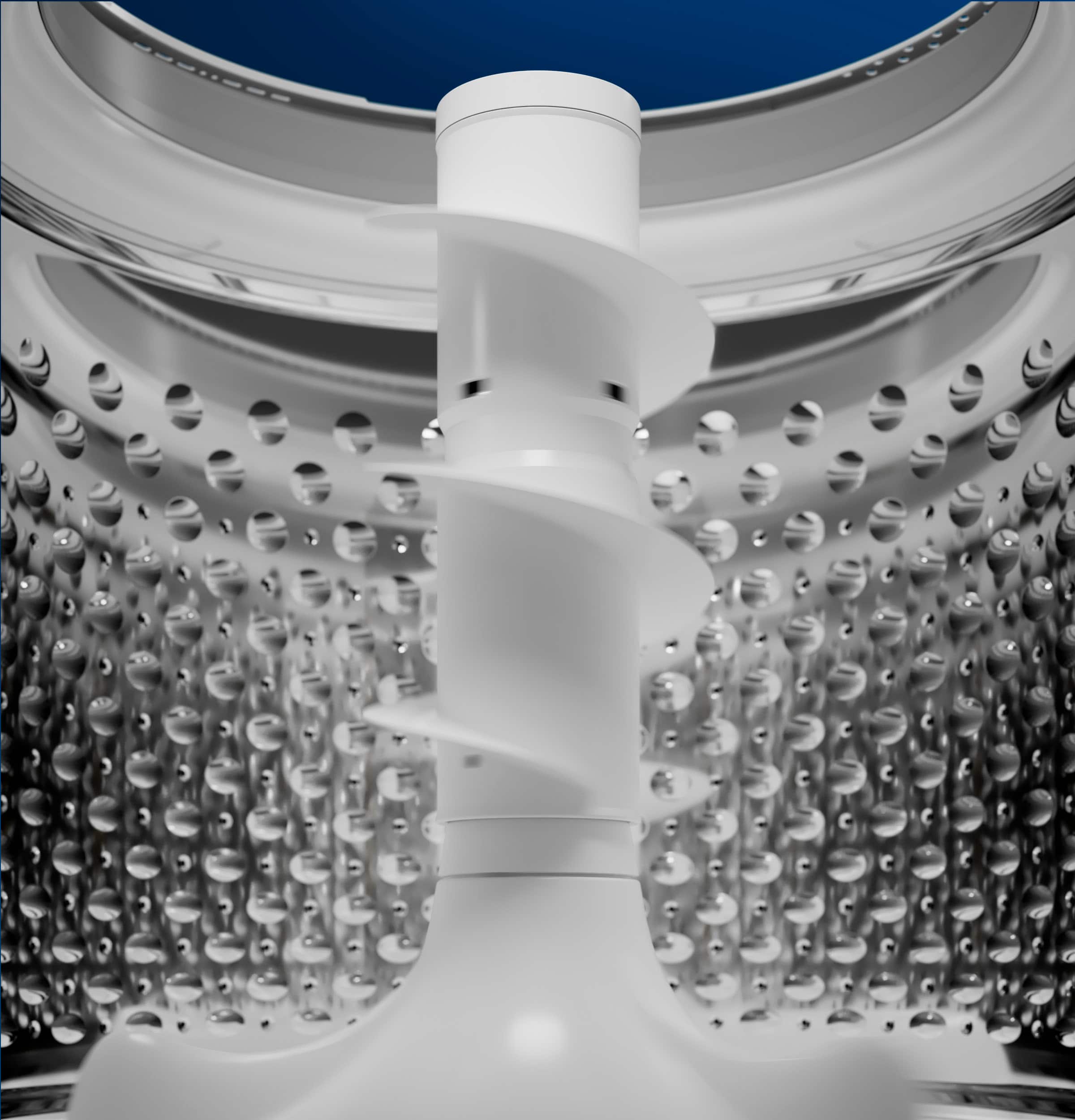 GE - 4.3 Cu. Ft. High-Efficiency Top Load Washer with Cold Plus - White with Silver Matte - Image 15