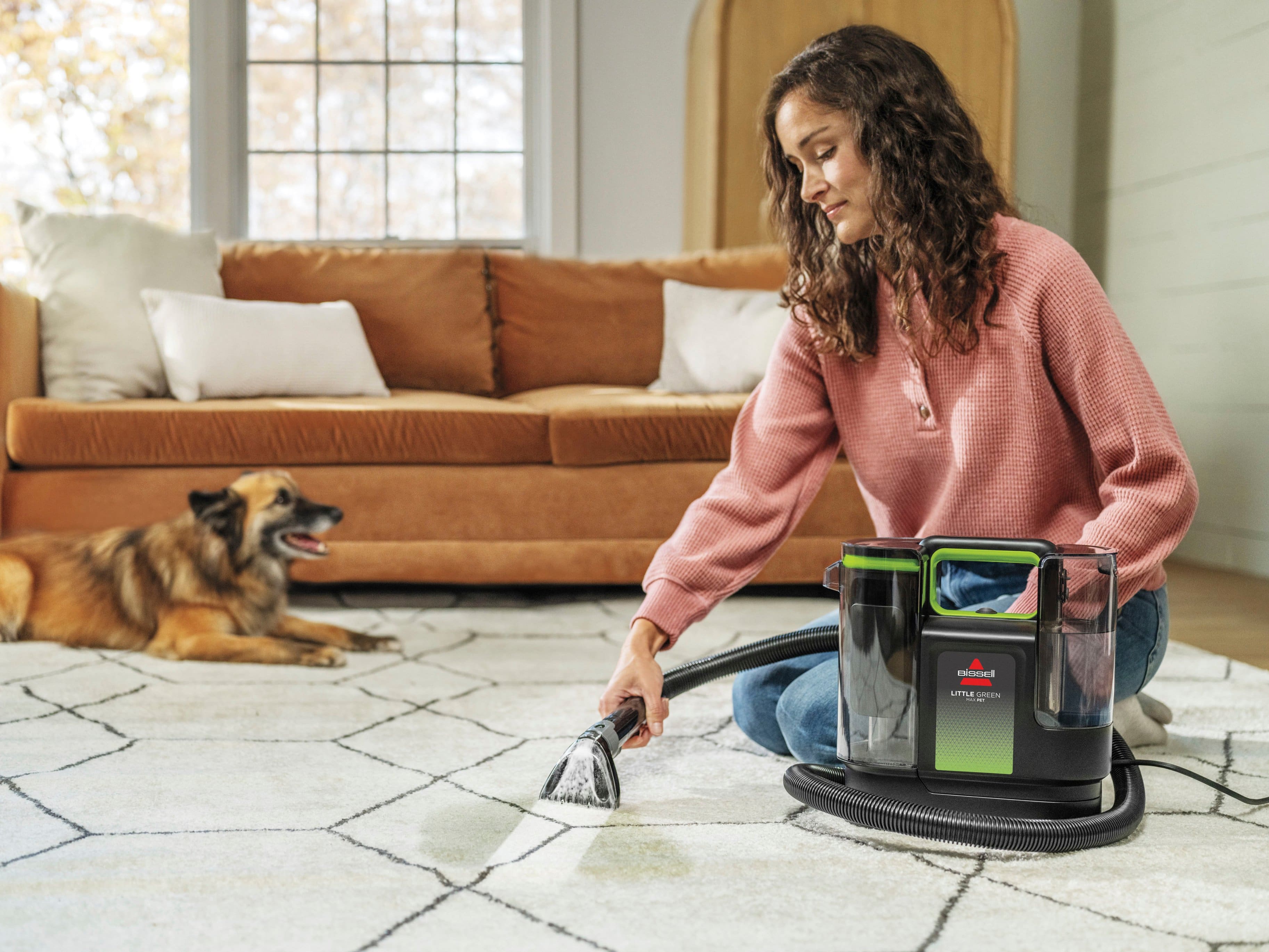 BISSELL - Little Green Max Pet Handheld Deep Cleaner - Black with Cha Cha Lime Accents - Image 8