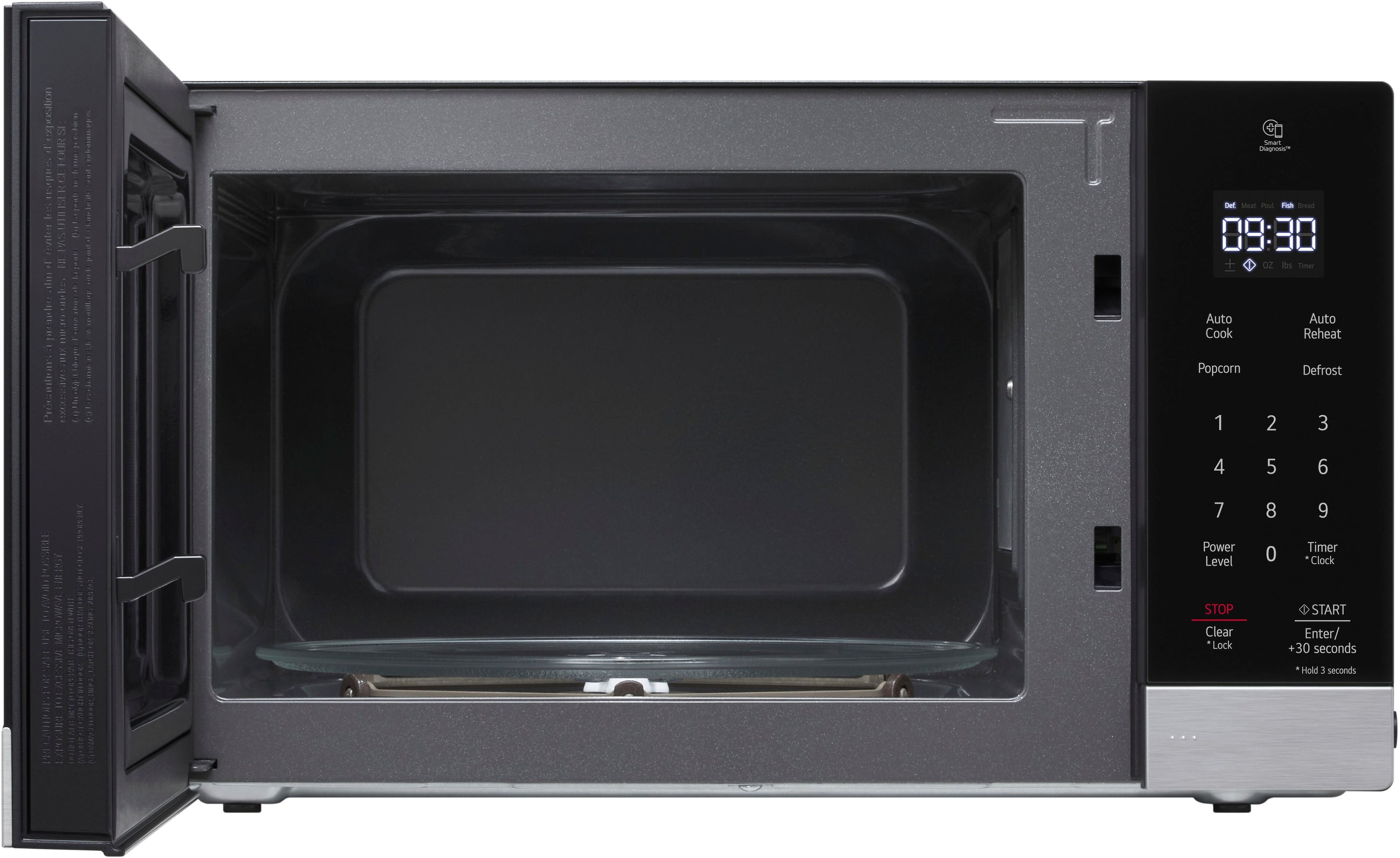 LG - 0.9 Cu. Ft. Countertop Microwave with Sensor Cooking and Smart Inverter - Stainless Steel - Image 5