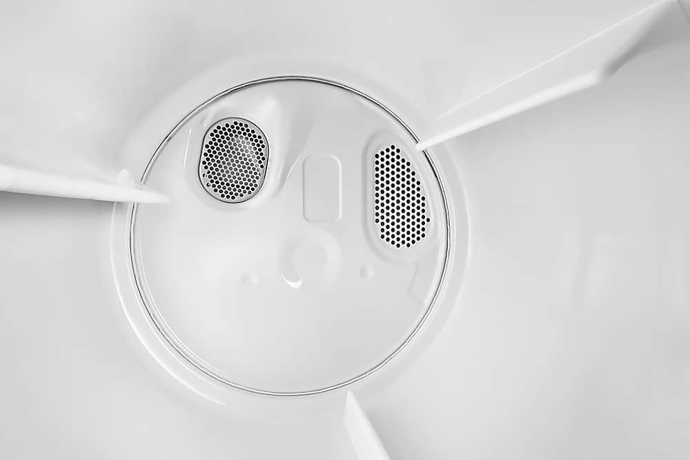 Amana - 6.5 Cu. Ft. Electric Dryer with Automatic Dryness Control - White - Image 8