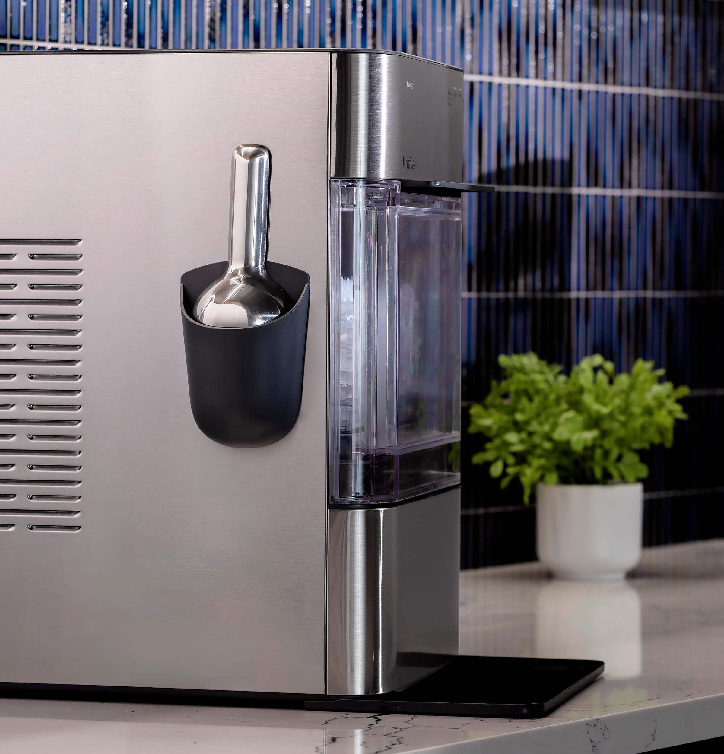 GE Profile - Opal 2.0 Ultra Nugget Ice Maker with Scale Inhibiting Filter - Stone White - Image 10
