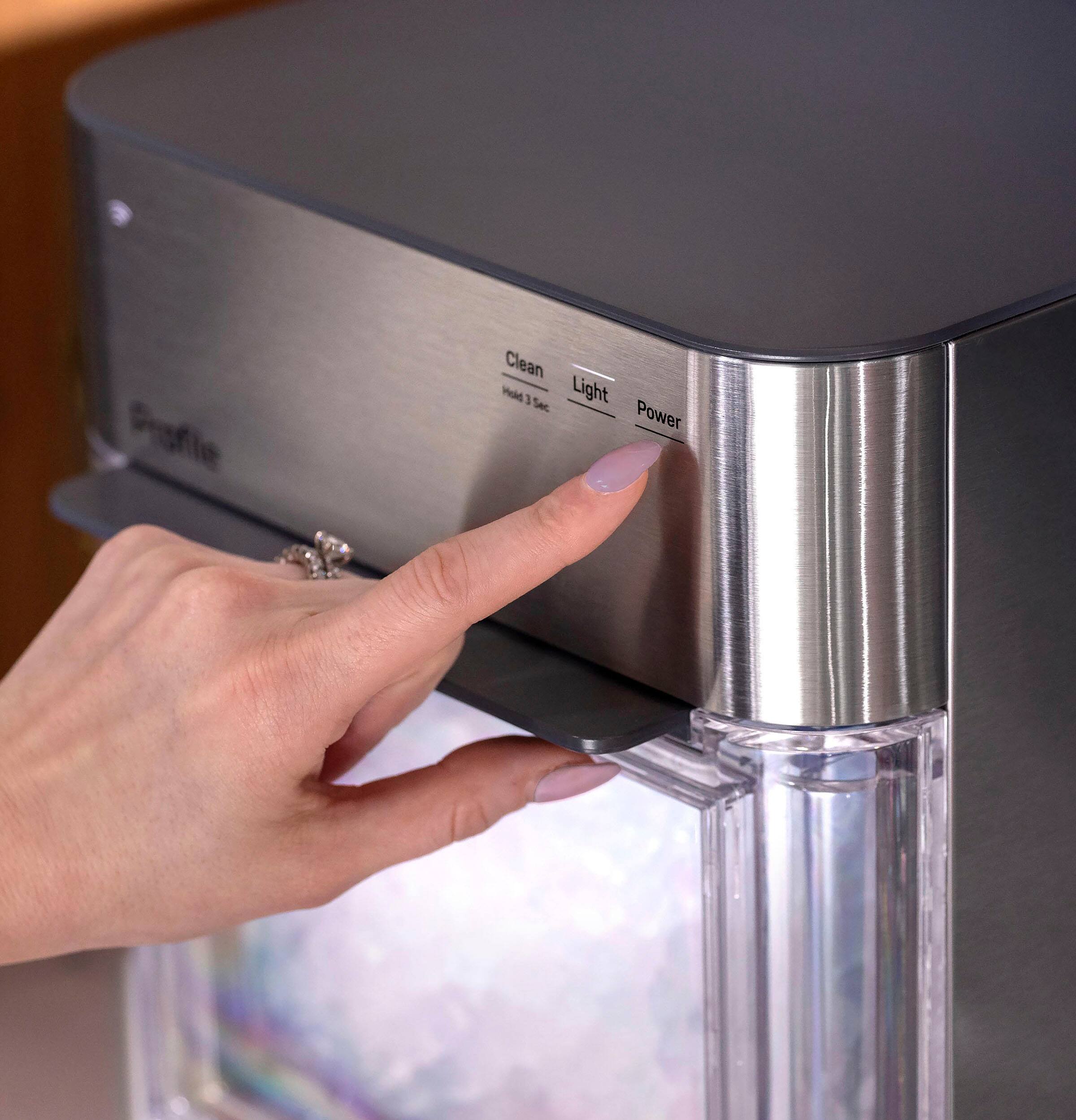 GE Profile - Opal 2.0 Ultra Nugget Ice Maker with Scale Inhibiting Filter - Stone White - Image 17