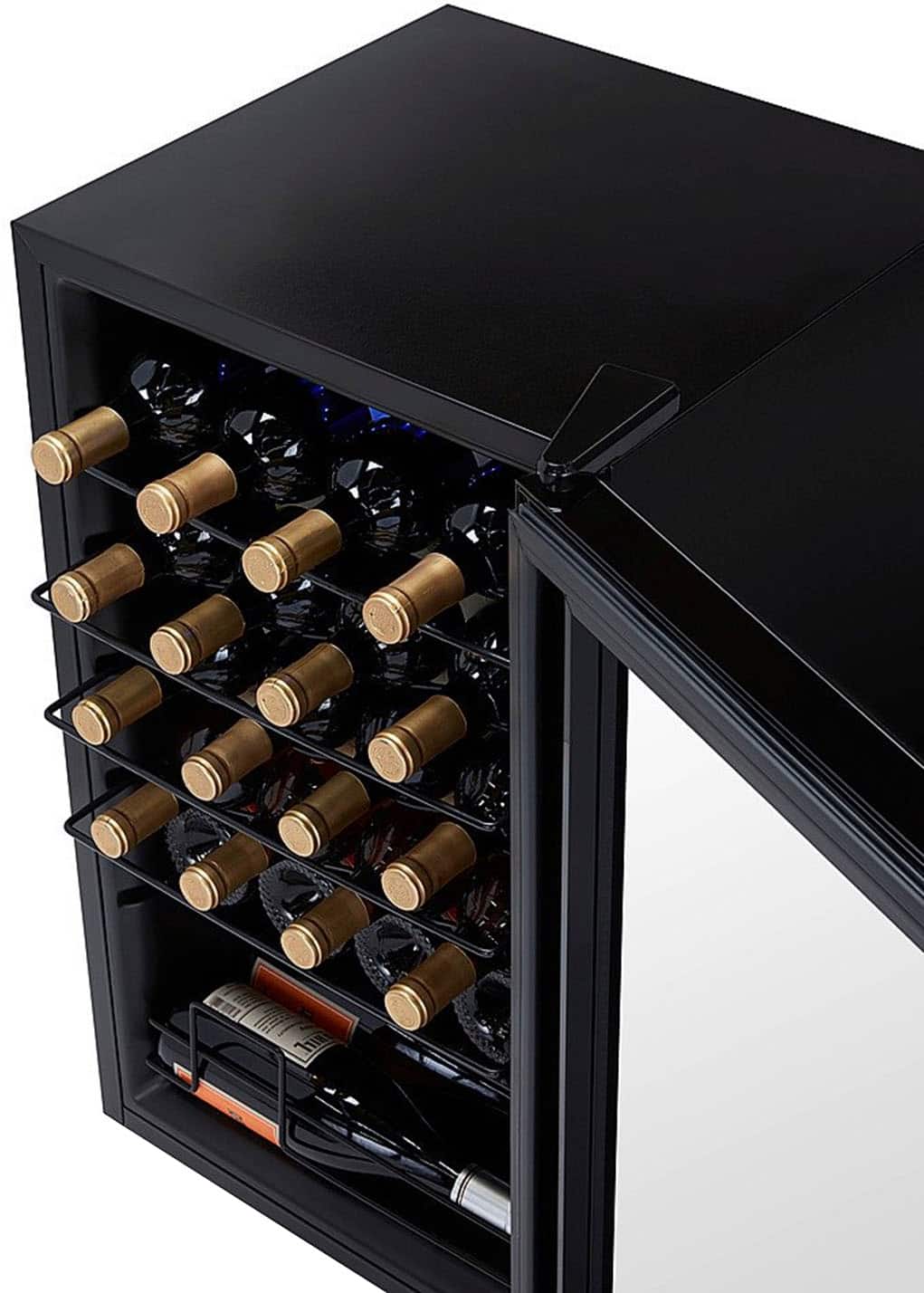 NewAir - Refurbished Freestanding Wine Cooler w/ Digital Temp Control - Shadow Series - Image 2