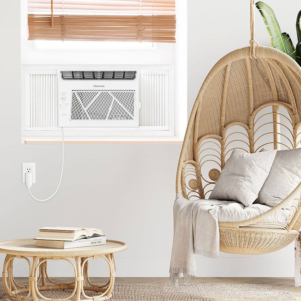 Hisense - 5,000 BTU 150 Sq. Ft. Window Air Conditioner - White - Image 7