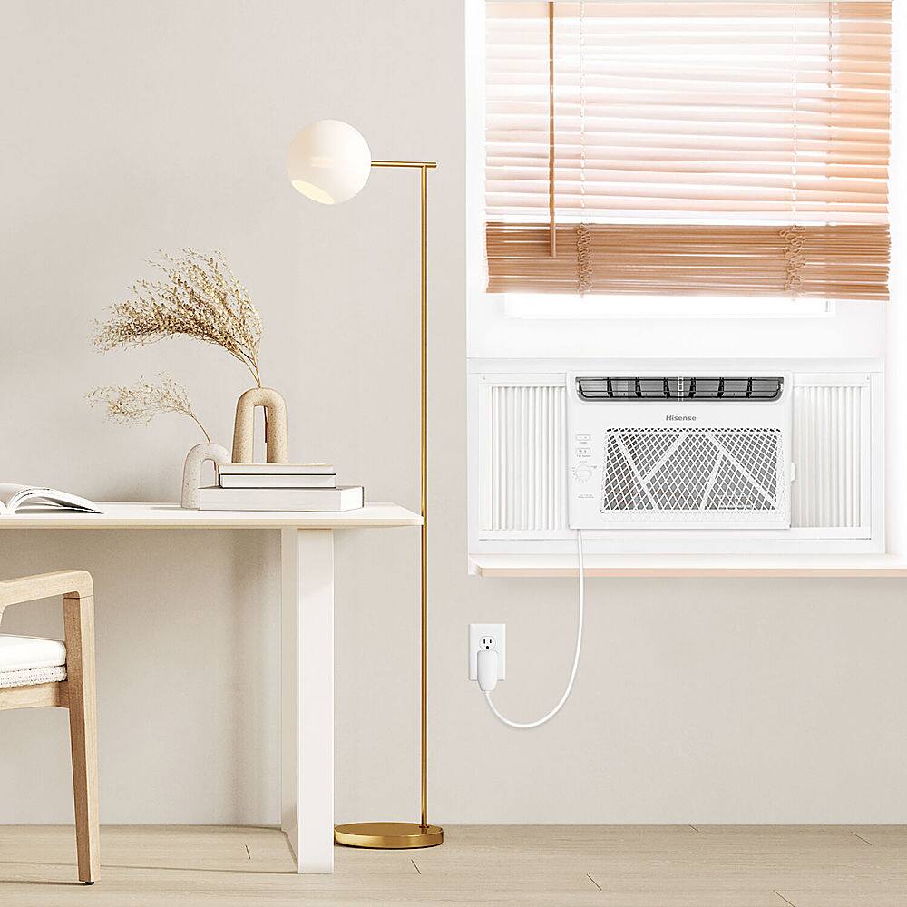 Hisense - 5,000 BTU 150 Sq. Ft. Window Air Conditioner - White - Image 8