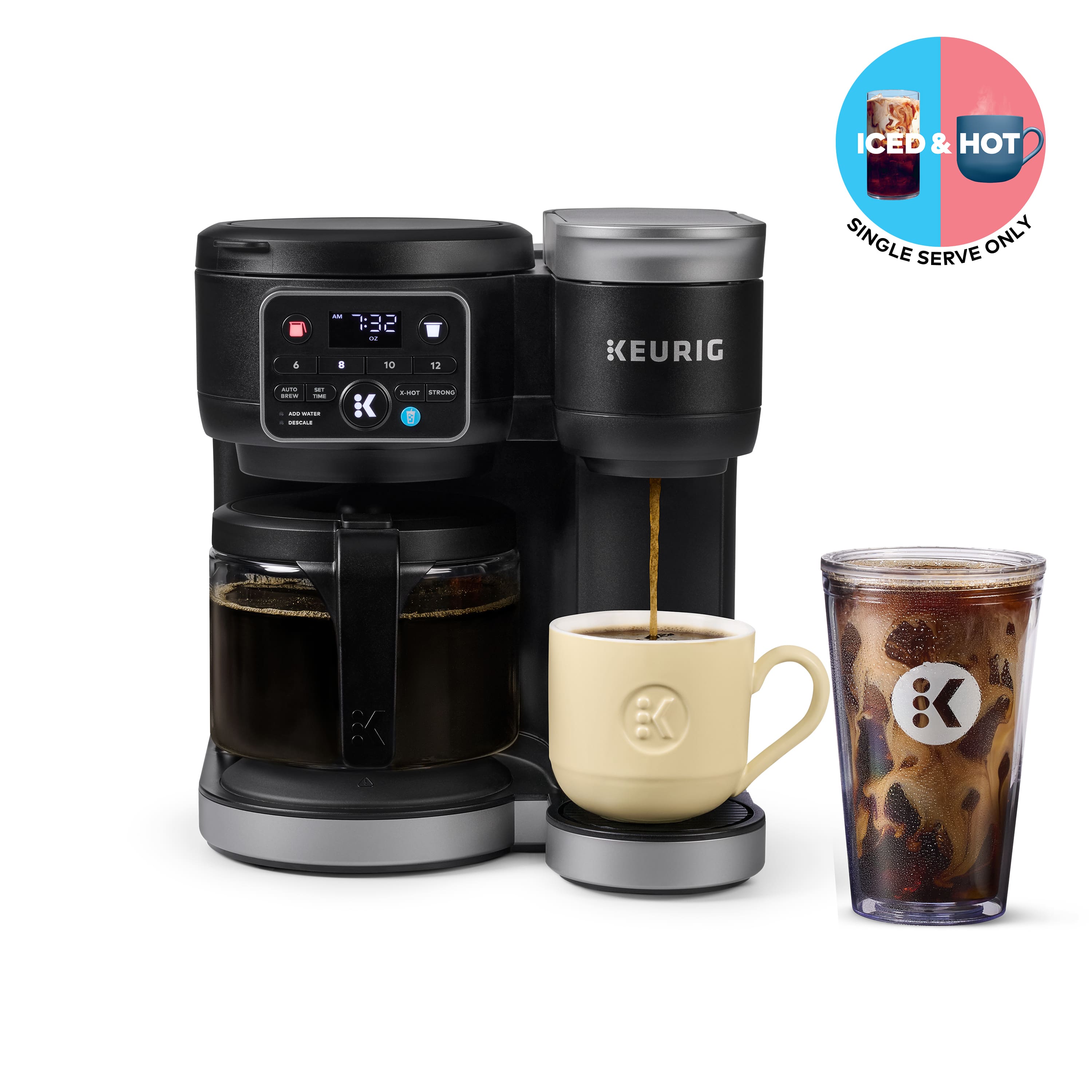 Keurig - K-Duo Single Serve & Carafe Coffee Maker - Black - Image 15