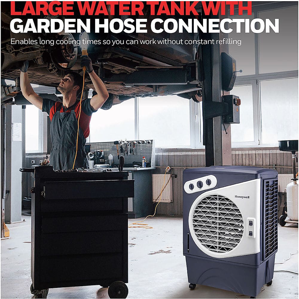 Honeywell - Portable Indoor/Outdoor Evaporative Air Cooler - White - Image 9