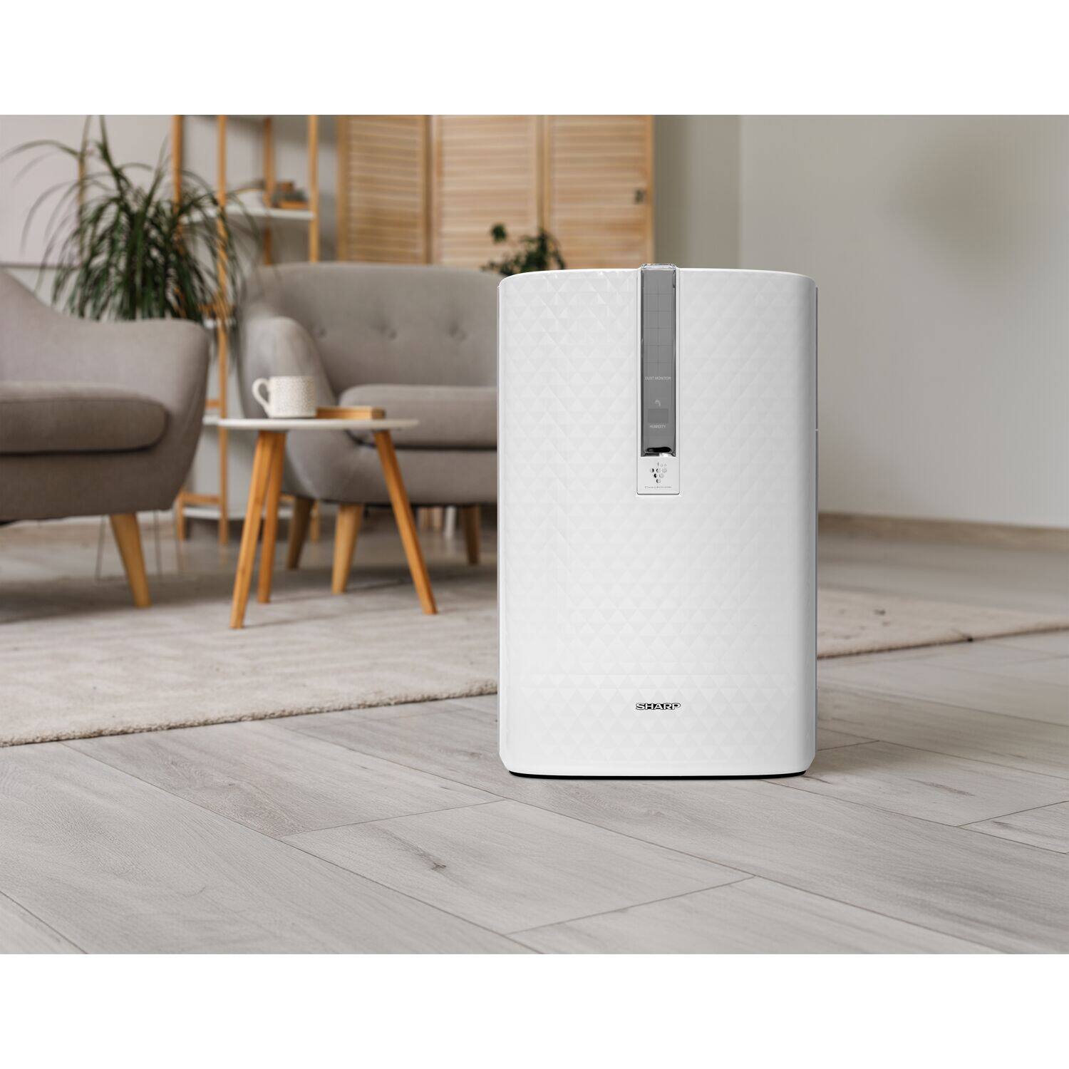 Sharp - Air Purifier and Humidifier with Plasmacluster Ion Technology Recommended for Medium-Sized Rooms - White - Image 5